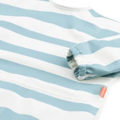 Done By Deer ™ Mouwzak Slab Stripes Blauw -Lief En Klein done by deer mouwzak slab stripes blauw a411143 4