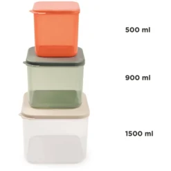 Done By Deer ™ Opslagcontainerset L, Elphee Kleurenmix -Lief En Klein done by deer opslagcontainerset l elphee kleurenmix a404589 3