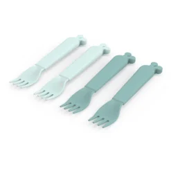 Done By Deer ™ Set Vorkjes Kiddisj 4 Stuks Raffi Blauw -Lief En Klein done by deer set vorkjes kiddisj 4 stuks raffi blauw a341398 2