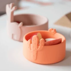 Done By Deer ™ Silicone Bowl 2 Pack Lalee Pink / Coral -Lief En Klein done by deer silicone bowl 2 pack lalee pink coral a411445 3