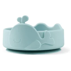 Done By Deer ™ Siliconen Kom En Babylepel Stick & Stay Wally Blauw -Lief En Klein done by deer siliconen kom en babylepel stick amp stay wally blauw a411934 4