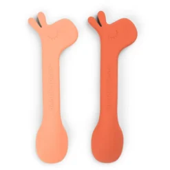 Done By Deer ™ Siliconenlepel 2 Pack, Lalee Papaya -Lief En Klein done by deer siliconenlepel 2 pack lalee papaya a404580 3