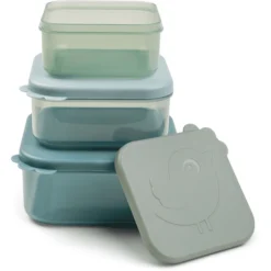 Done By Deer ™ Snack Box Set 3-Pack Herten Friends Blauw -Lief En Klein done by deer snack box set 3 pack herten friends blauw a404686 3