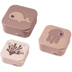 Done By Deer ™ Snack Box Set 3-pack Zee Friends In Roze -Lief En Klein done by deer snack box set 3 pack zee friends in roze a309021 2