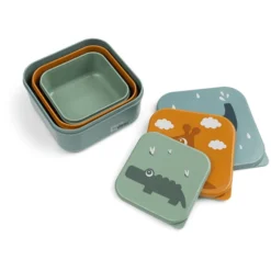 Done By Deer ™ Snackdoos Set Hert Friends Blauw 3-pack -Lief En Klein done by deer snackdoos set hert friends blauw 3 pack a341311 2