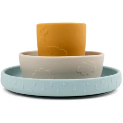 Done By Deer ™ Stick & Stay Serviesset Hert Friends Mix Van Kleuren