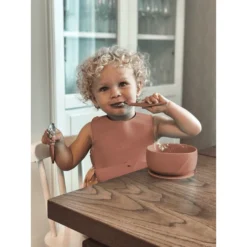 Everyday Baby Eetkom Met Zuignap Siliconen, Nature Rood -Lief En Klein everyday baby eetkom met zuignap siliconen nature rood a344042 4