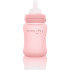 Everyday® Baby Glazen Babyfles Healthy+ 150 Ml, Roze -Lief En Klein everyday baby glazen babyfles healthy 150 ml roze a343917 3