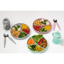 Everyday Baby Roestvrijstalen Bestek Met Siliconen Handvat, 2 St. In Mint Green -Lief En Klein everyday baby roestvrijstalen bestek met siliconen handvat 2 st in mint green a315117 4