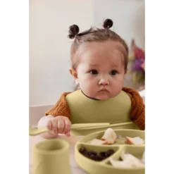 Everyday Baby Silicone Slabbetje Opvouwbaar, Zacht Yellow -Lief En Klein everyday baby silicone slabbetje opvouwbaar zacht yellow a344183 4