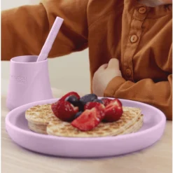 Everyday® Baby Siliconen Bord, Light Lavender -Lief En Klein everyday baby siliconen bord light lavender a344069 4