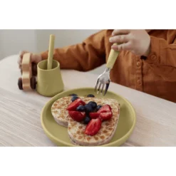 Everyday® Baby Siliconen Bord, Soft Yellow -Lief En Klein everyday baby siliconen bord soft yellow a344070 1