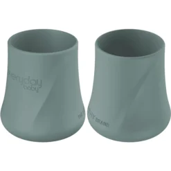 Everyday Baby Siliconen Drinkbeker Set Van 2, Harmony Green