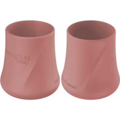 Everyday Baby Siliconen Drinkbeker Set Van 2, Nature Rood