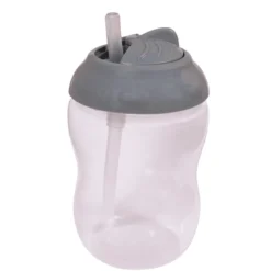 Filibabba Drinkfles Met Rietje Donkergrijs, 270 Ml