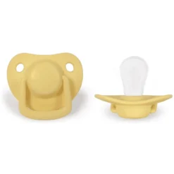 Filibabba Fopspeen 0-6 Maanden Bleke Banaan, 2 Stuks