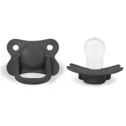 Filibabba Fopspeen +6 Maanden Stone Grijs, 2 Stuks