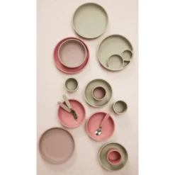 Filibabba Siliconen Bord 2-Pack - Groen -Lief En Klein filibabba siliconen bord 2 pack groen a399483 1