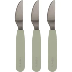 Filibabba Siliconen Mes 3-Pack - Groen -Lief En Klein filibabba siliconen mes 3 pack groen a399493 2