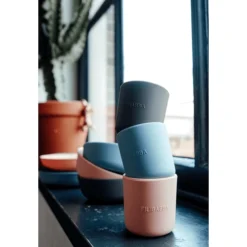 Filibabba Siliconen Mok 2-pack, Powder Blauw -Lief En Klein filibabba siliconen mok 2 pack powder blauw a344367 3