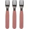 Filibabba Siliconen Vorken 3-Pack - Rose