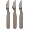 Filibabba Siliconenmes 3-Pack - Warm Grijs