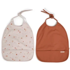 Filibabba Slabbetje 2-pack - Kastanjes -Lief En Klein filibabba slabbetje 2 pack kastanjes a399704 3