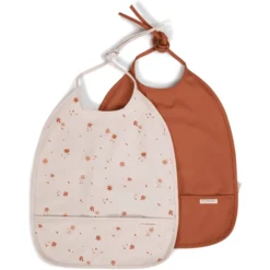 Filibabba Slabbetje 2-pack - Kastanjes -Lief En Klein filibabba slabbetje 2 pack kastanjes a399704 4