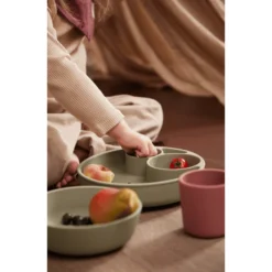 Filibabba Split Silicone Plaat - Powder Blauw -Lief En Klein filibabba split silicone plaat powder blauw a399714 3