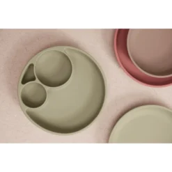 Filibabba Split Silicone Plaat - Powder Blauw -Lief En Klein filibabba split silicone plaat powder blauw a399714 4