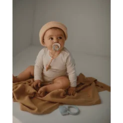 FRIGG Fopspeen Daisy Latex, Pak Blush / Cotton Snoepje 0-6 Maanden, 2 Stuks -Lief En Klein frigg fopspeen daisy latex pak blush cotton snoepje 0 6 maanden 2 stuks a396103 3