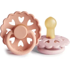 FRIGG Fopspeen Sprookjes Latex De Prince Ss En De Erwt/Thumbelina 0-6 Maanden, 2 Stuks