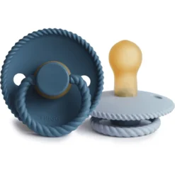 FRIGG Fopspeentouw Latex Ocean Bekijk/ Powder Blauw 0-6 Maanden, 2 Stuks -Lief En Klein frigg fopspeentouw latex ocean bekijk powder blauw 0 6 maanden 2 stuks a397859 3