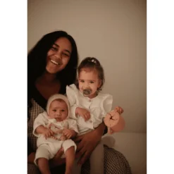 FRIGG Soother Moon Phase Latex Croissant/Portobello 6-18 Maanden, 2 Stuks. -Lief En Klein frigg soother moon phase latex croissant portobello 6 18 maanden 2 stuks a397761 4