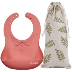 Haakaa® Baby Slabbetje, Rood -Lief En Klein haakaa baby slabbetje rood a345459 2