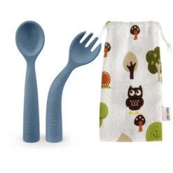 Haakaa® Beste Bestekset, Buigbaar Lichtblauw -Lief En Klein haakaa beste bestekset buigbaar lichtblauw a345391 2