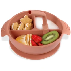 Haakaa® Diner Bord, Blush -Lief En Klein haakaa diner bord blush a343879 4