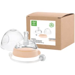 Haakaa® Drinkfles Hulpstuk Met Rietje Set Peach -Lief En Klein haakaa drinkfles hulpstuk met rietje set peach a345303 2