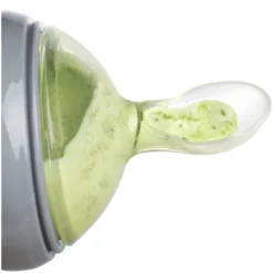 Haakaa® Drinkflesgarnituur Voedingslepelset, Grijs -Lief En Klein haakaa drinkflesgarnituur voedingslepelset grijs a345314 2