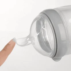 Haakaa® Drinkflesgarnituur Voedingslepelset, Grijs -Lief En Klein haakaa drinkflesgarnituur voedingslepelset grijs a345314 3