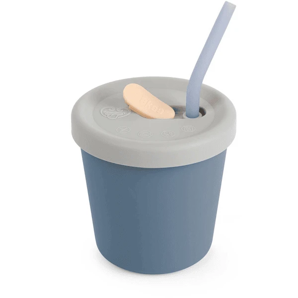 Haakaa® Drinkrietje Beker Vanaf 6 Maanden, Lichtblauw 1 Haakaa® Drinkrietje Beker Vanaf 6 Maanden, Lichtblauw