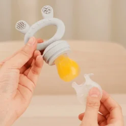 Haakaa® Vruchtenspeen, Incl. Diepvriesdeksel Set Geel -Lief En Klein haakaa vruchtenspeen incl diepvriesdeksel set geel a345438 4