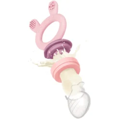 Haakaa® Vruchtenspeen, Incl. Diepvriesdeksel Set Roze -Lief En Klein haakaa vruchtenspeen incl diepvriesdeksel set roze a397819 4