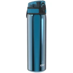 Ion8 , Lekvrije Drinkfles, Roestvrij Staal, Blauw, 600 Ml