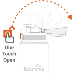 Ion8 , Lekvrije Drinkfles, Slank, Mix Van Kleuren, 500 Ml -Lief En Klein ion8 lekvrije drinkfles slank mix van kleuren 500 ml a317419 2