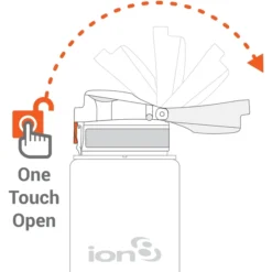 Ion8 Pod, Lekvrije Waterfles Voor Kinderen, Regenboog, 350 Ml -Lief En Klein ion8 pod lekvrije waterfles voor kinderen regenboog 350 ml a317396 2