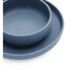 Jollein Schotel Set Silicone Jeans Blauw -Lief En Klein jollein schotel set silicone jeans blauw a326953 4