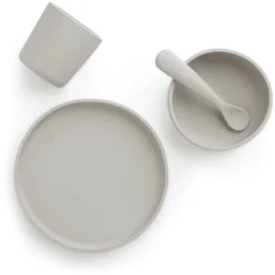 Jollein Schotel Set Silicone Nougat -Lief En Klein jollein schotel set silicone nougat a326949 2