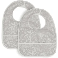 Jollein Set Van 2 Waterdichte Slabbetjes Botanical Nougat -Lief En Klein jollein set van 2 waterdichte slabbetjes botanical nougat a383256 3