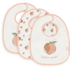 Jollein Slabbetje Peach Orange Set Van